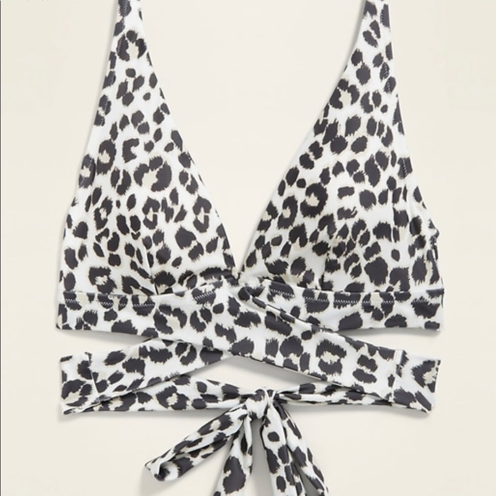 Leopard Bikini Top